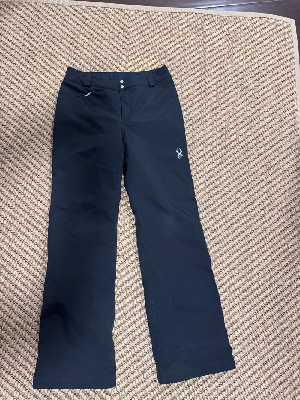 Spyder Black Ski Pants with Subtle Logo